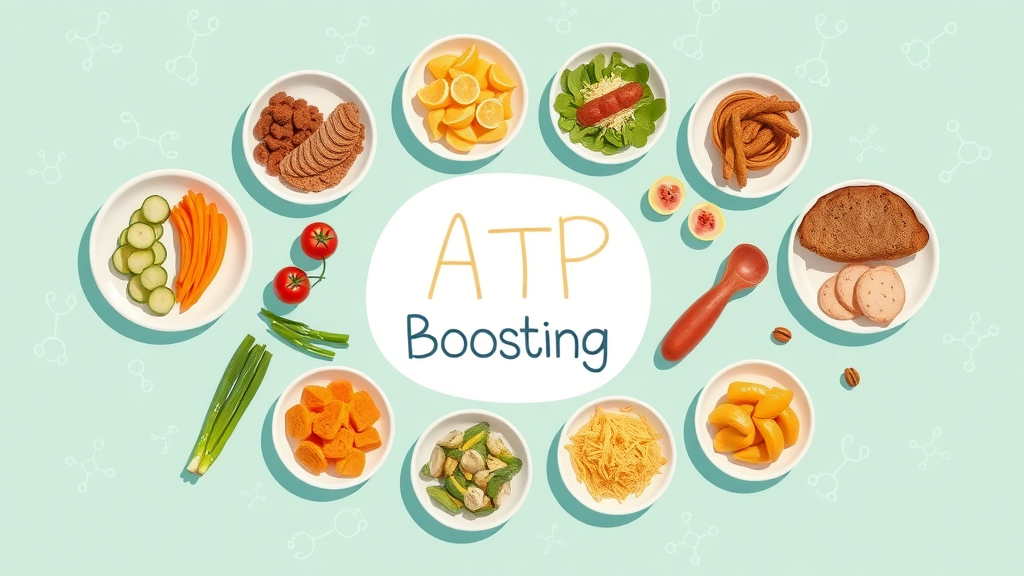 which foods increase atp - infographic list of atp-increasing foods